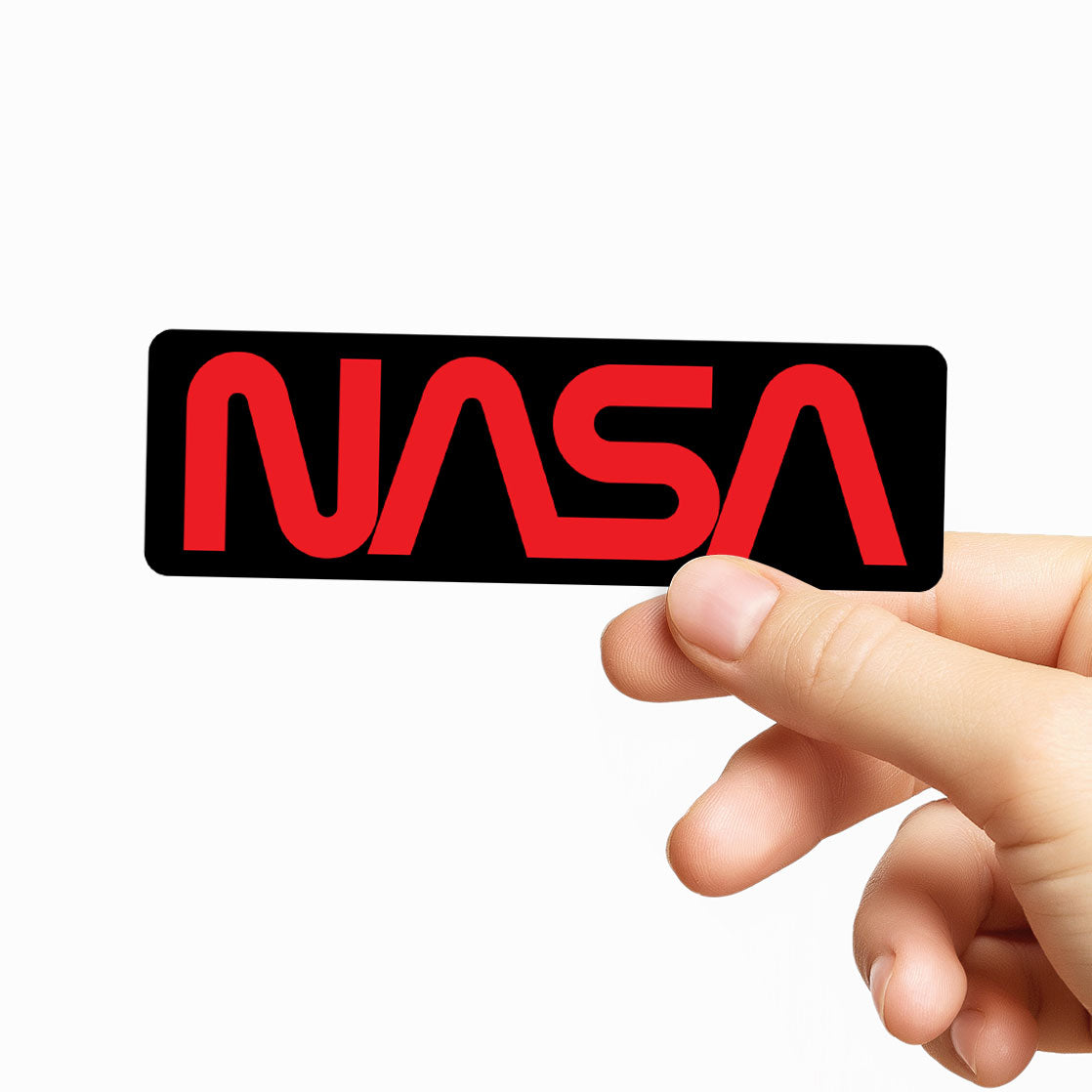 NASA Worm Logo Sticker