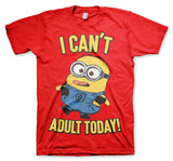 Minions - I Can't Adult Today T-Shirt