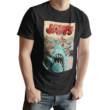 Jaws Water Poster T-Shirt