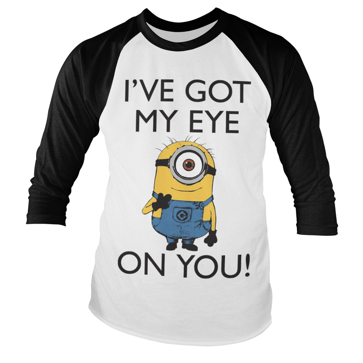 Minions - I Got My Eye On You Baseball Long Sleeve Tee