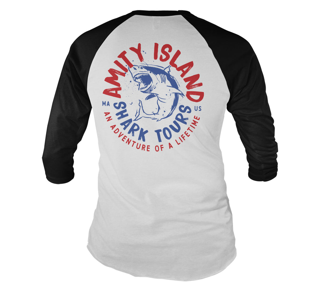 Jaws - Adventure Of A Lifetime Baseball Long Sleeve Tee