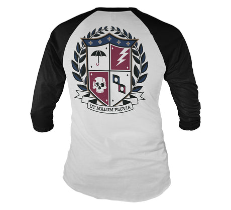 Ut Malum Pluva Shield Baseball Long Sleeve Tee