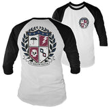 Ut Malum Pluva Shield Baseball Long Sleeve Tee