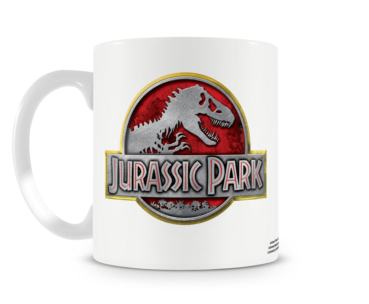 Jurassic Park Metallic Logo Coffee Mug