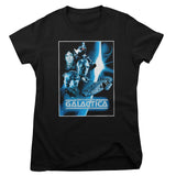 Battlestar Galactica Space Poster Girly Tee