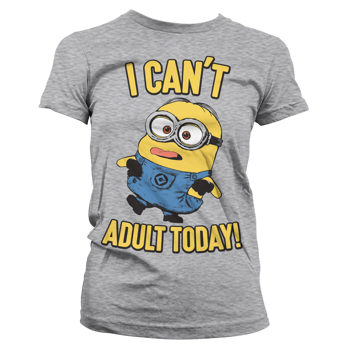 Minions - I Can't Adult Today Girly Tee