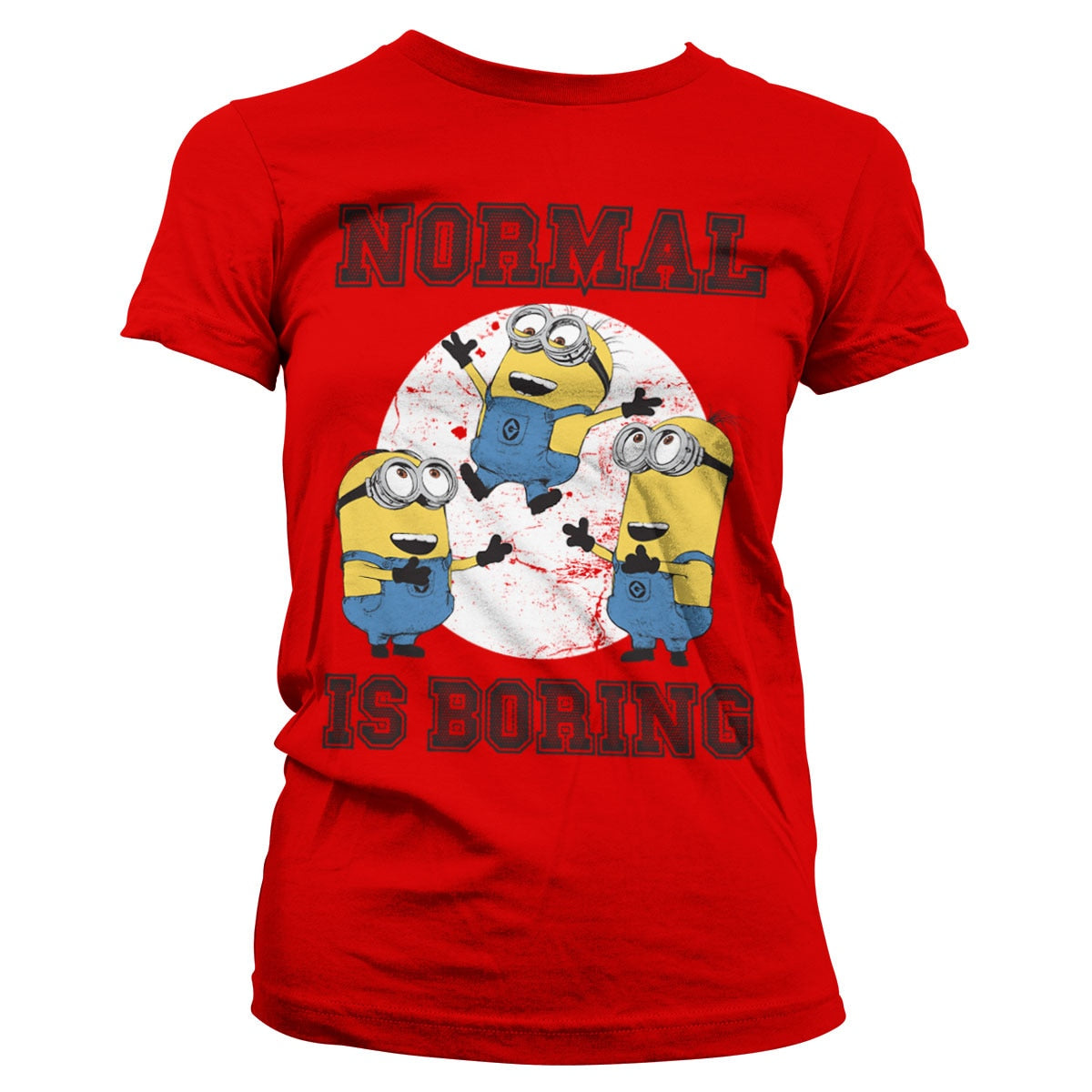 Minions - Normal Life Is Boring Girly Tee