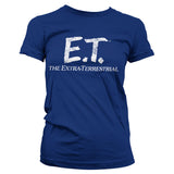 E.T. Extra-Terrestrial Distressed Logo Girly Tee