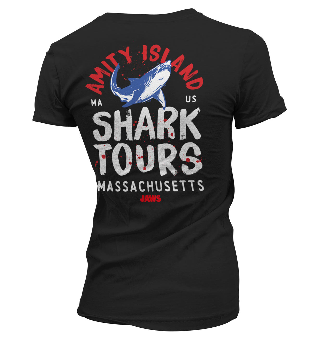 Amity Island Shark Tours Girly Tee