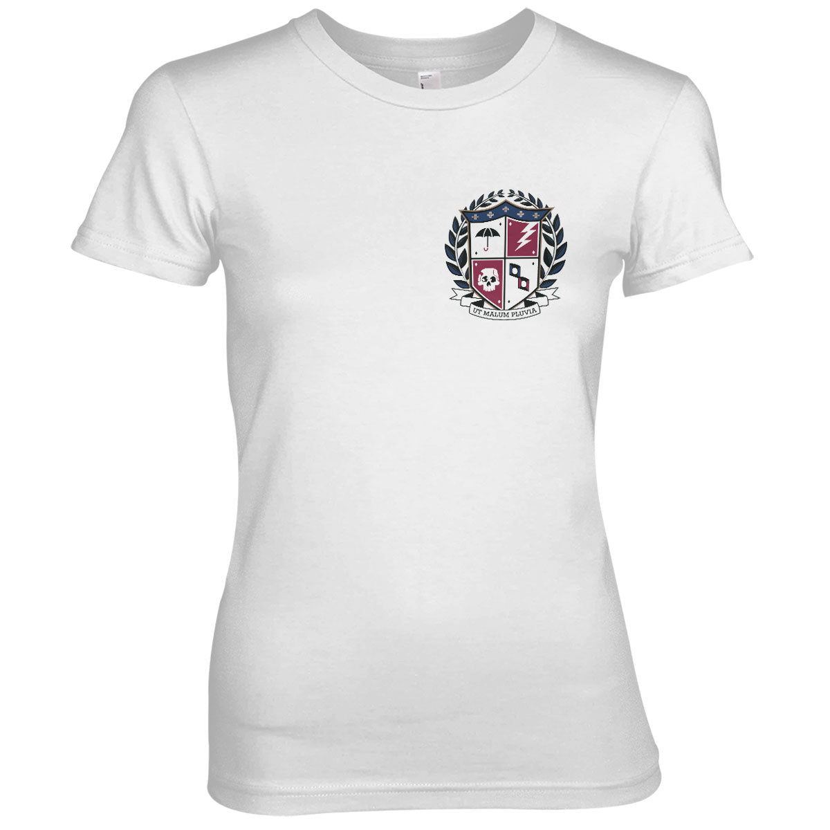 Ut Malum Pluva Shield Girly Tee