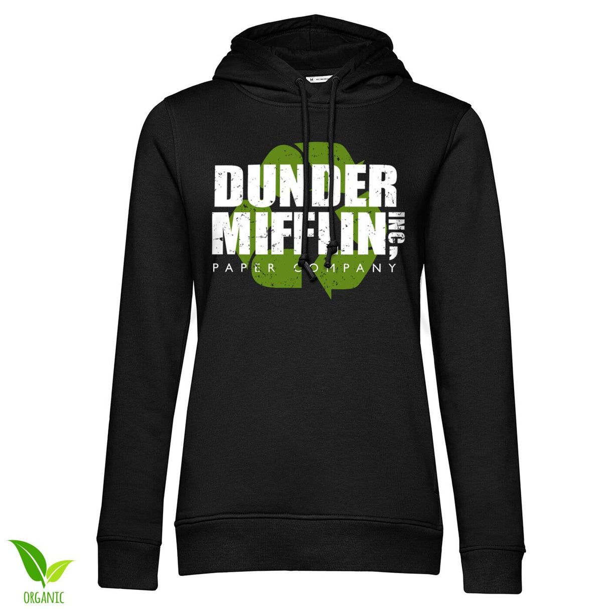 Dunder Mifflin Recycle Logo Girls Hoodie