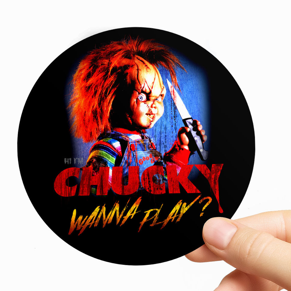 Chucky - Wanna Play Sticker