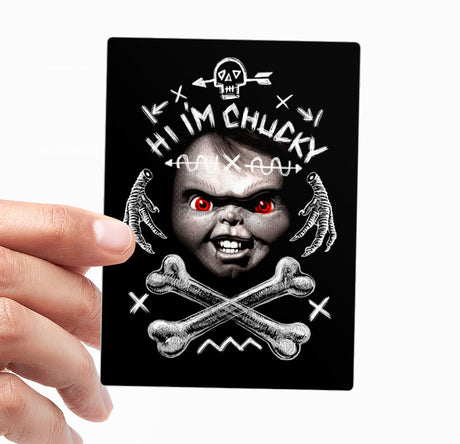 Hi I'm Chucky Sticker