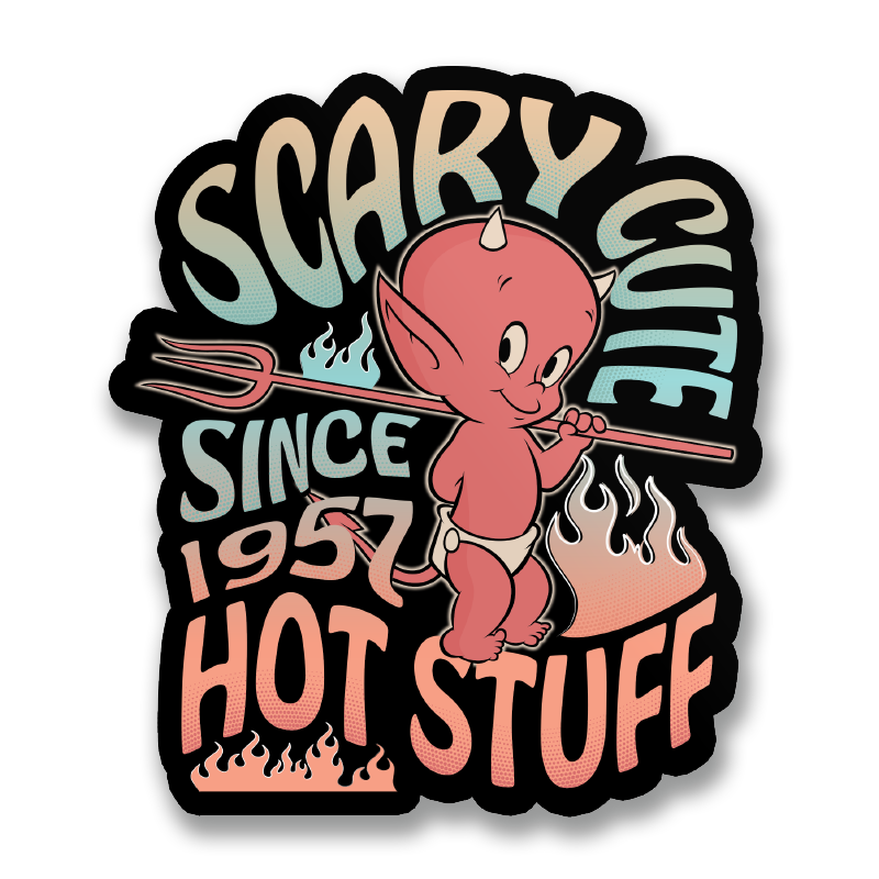 Scary Cute Since 1957 Sticker