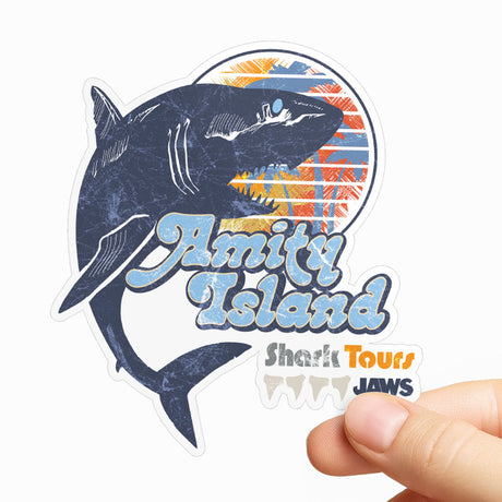 JAWS Shark Tours Sticker