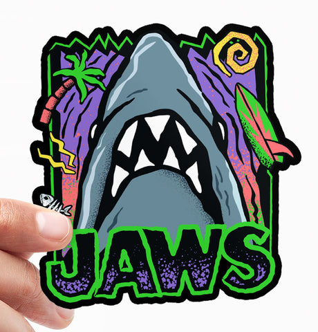 JAWS Doodle Sticker