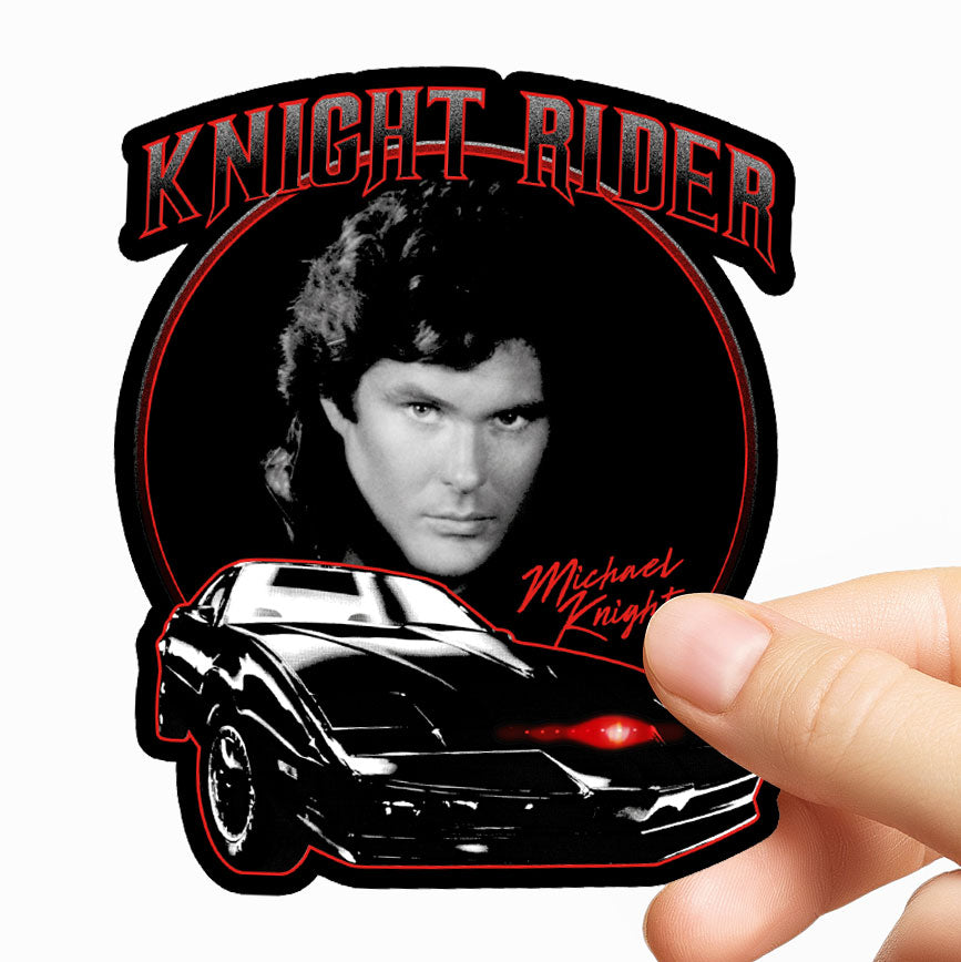 Michael Knight & K.I.T.T. Sticker