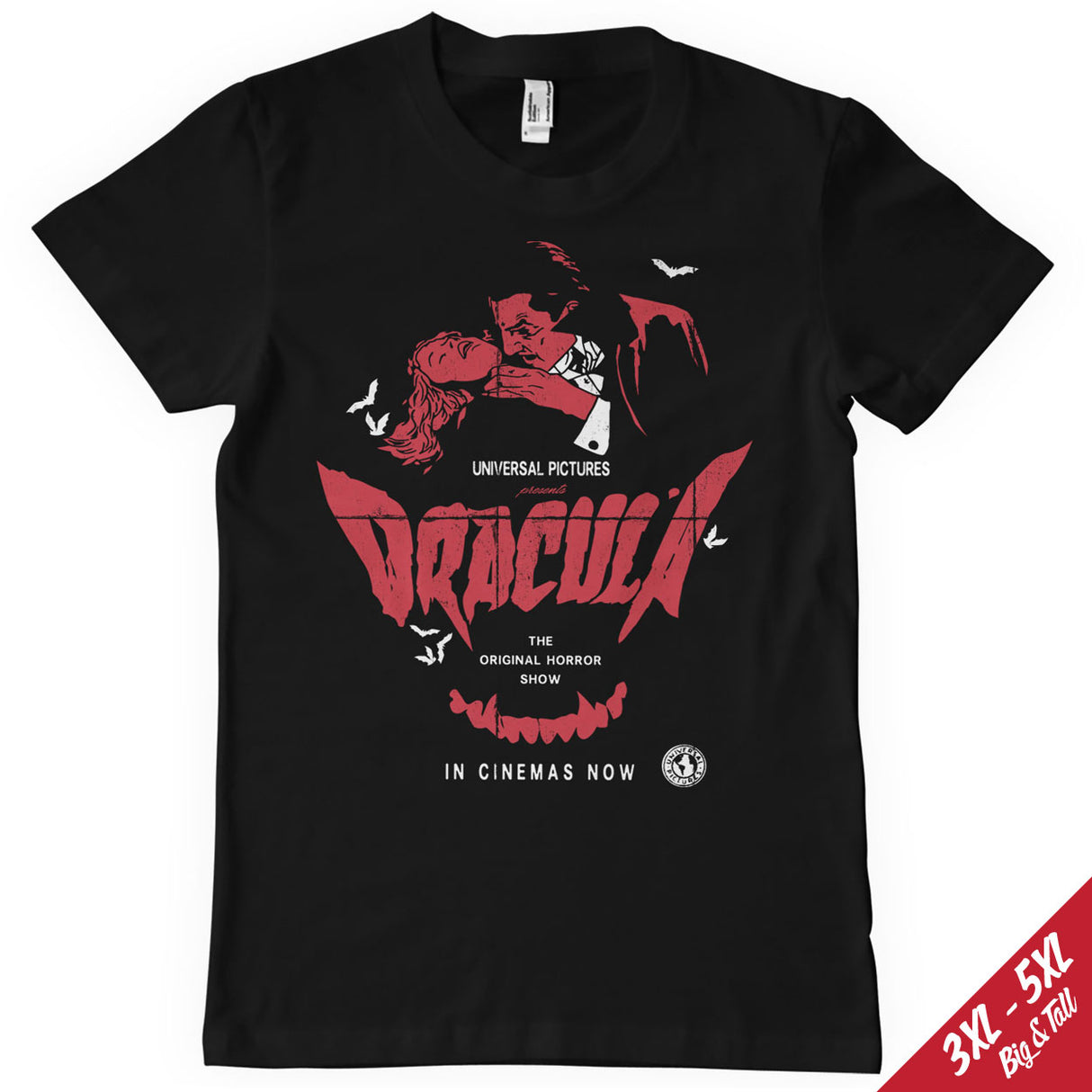 Dracula Horrrow Show Big & Tall T-Shirt