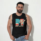 MTV Distressed USA-Flag Tank Top