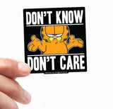 Garfield - Don't Know, Don't Care Sticker