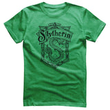Harry Potter - Slytherin Washed Crest T-Shirt