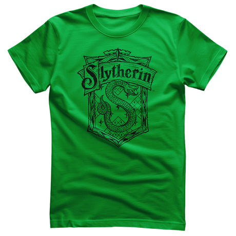 Harry Potter - Slytherin Washed Crest T-Shirt
