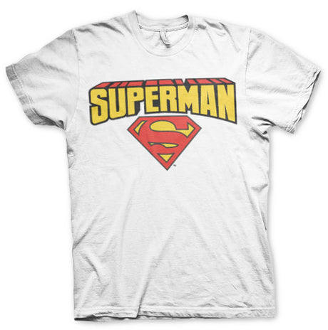 Superman Blockletter Logo T-Shirt