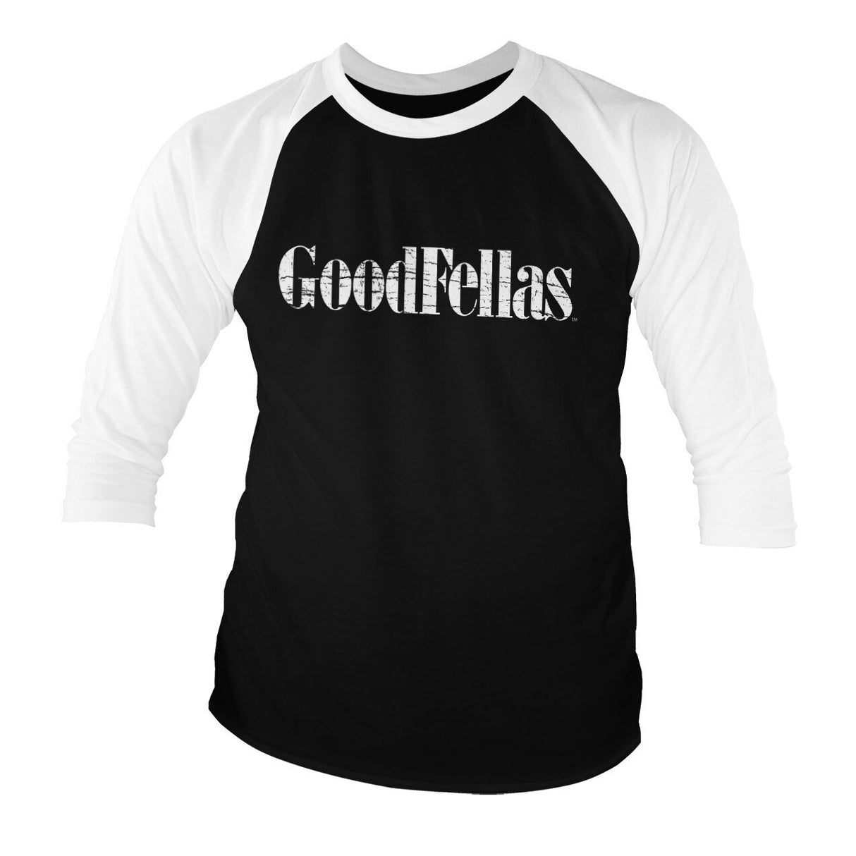 Goodfellas Cracked Logo Baseball 3/4 Sleeve Tee