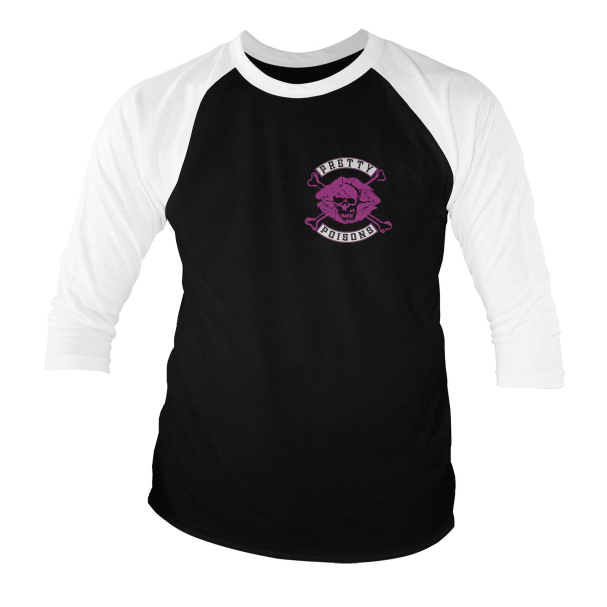 Pretty Poisons Baseball 3/4 Sleeve Tee