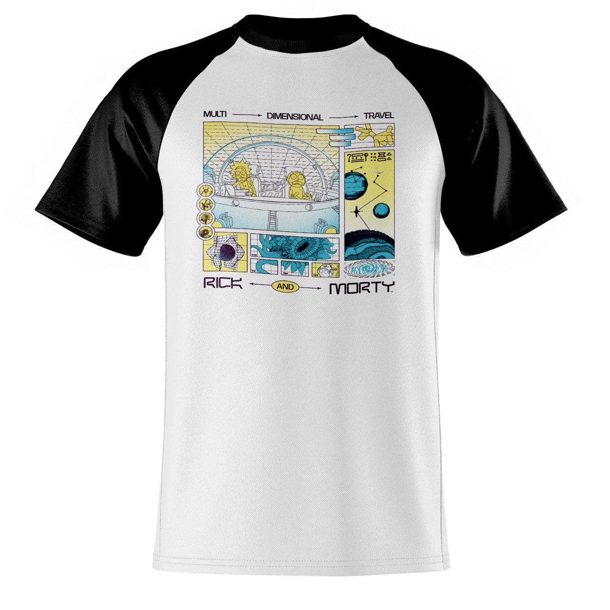 Multi Dimensional Travel Baseball T-Shirt