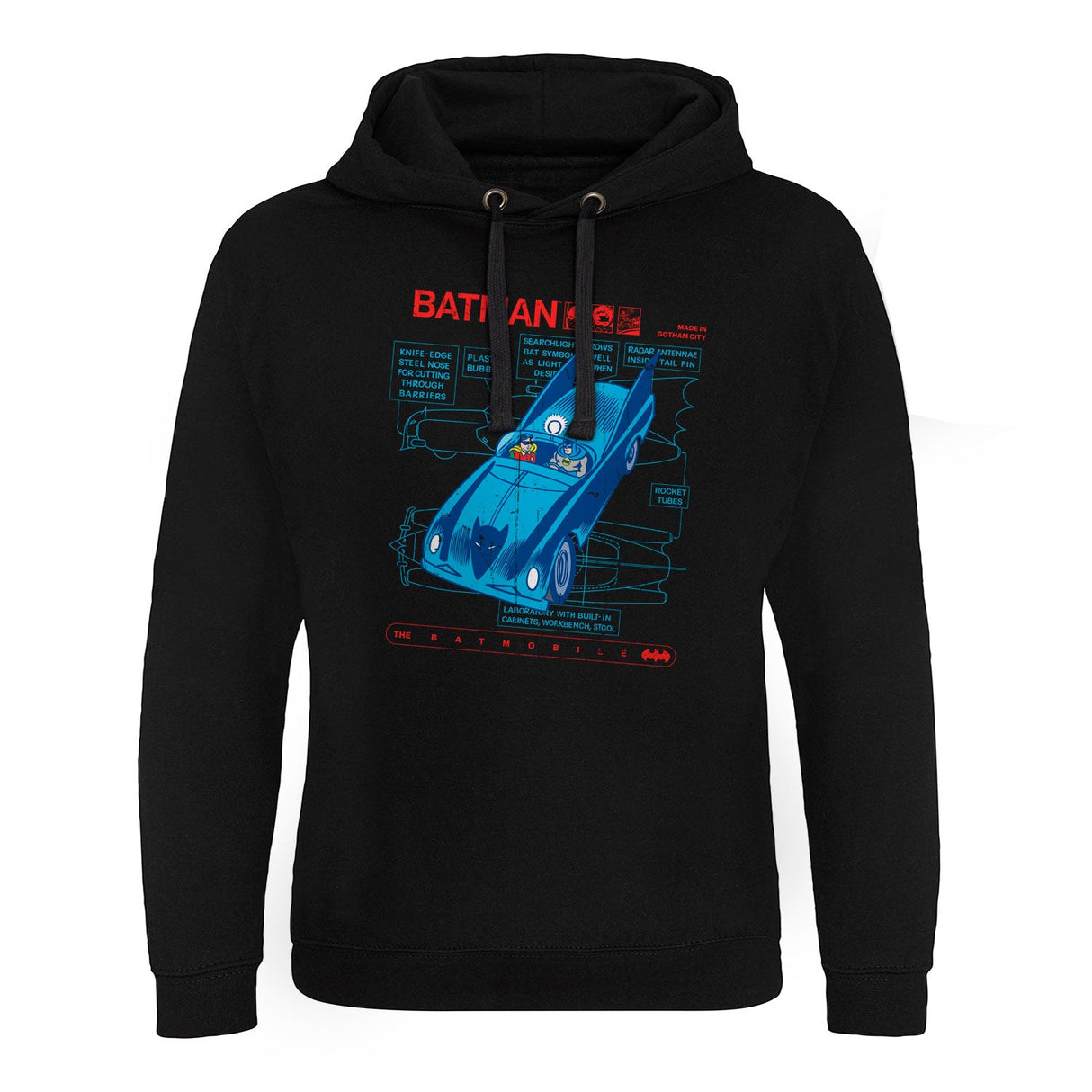 Retro Batmobile Epic Hoodie
