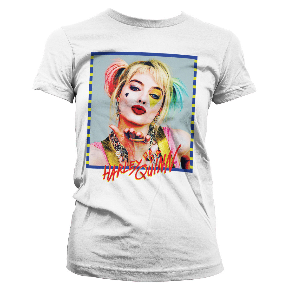 Harley Quinn Kiss Girly Tee