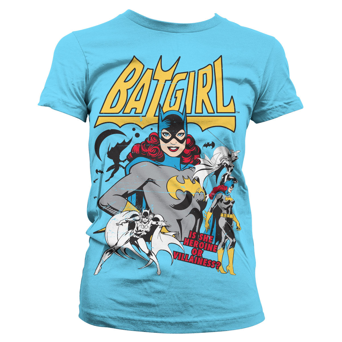 Batgirl - Hero Or Villain Girly Tee