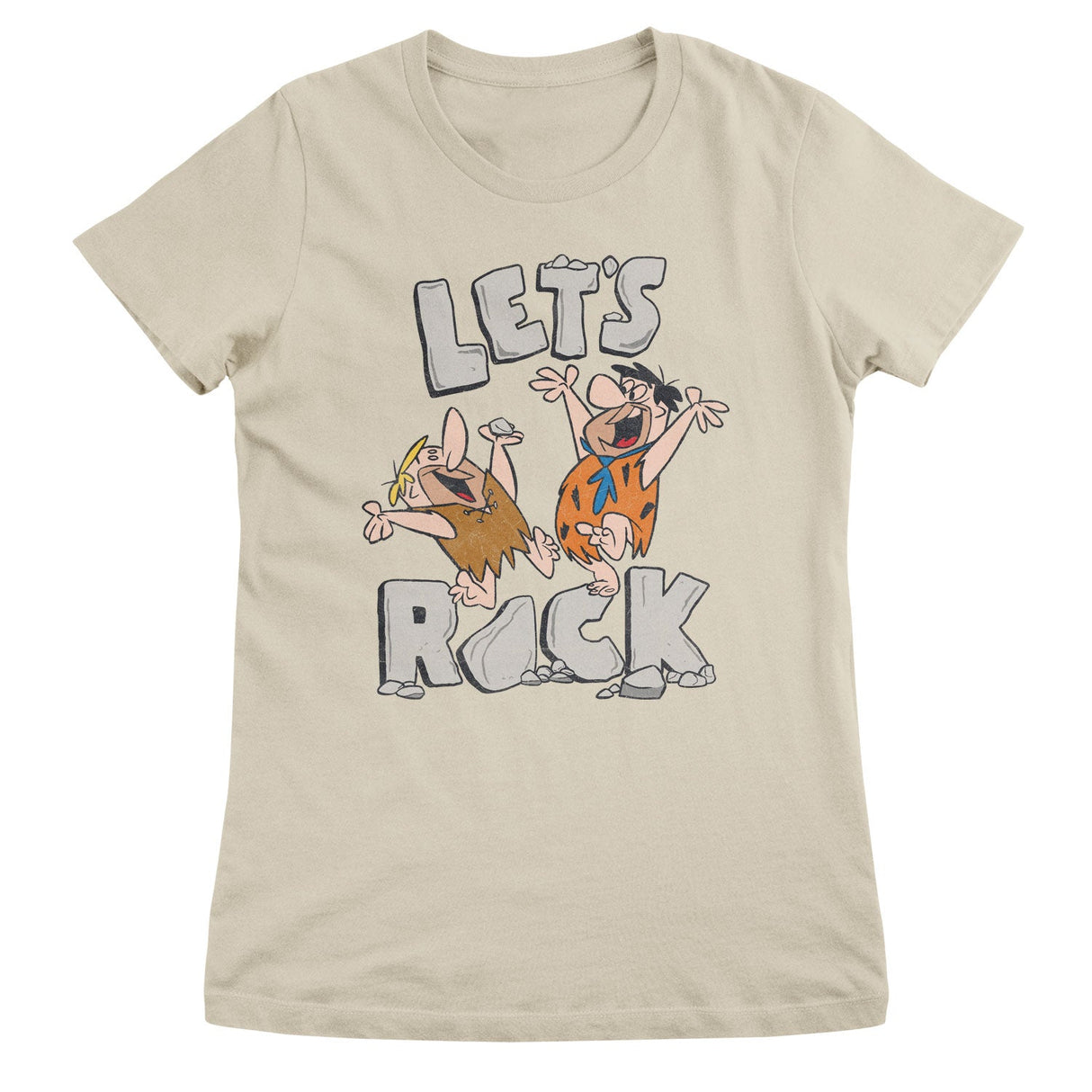 The Flintstones - Let's Rock Girly Tee