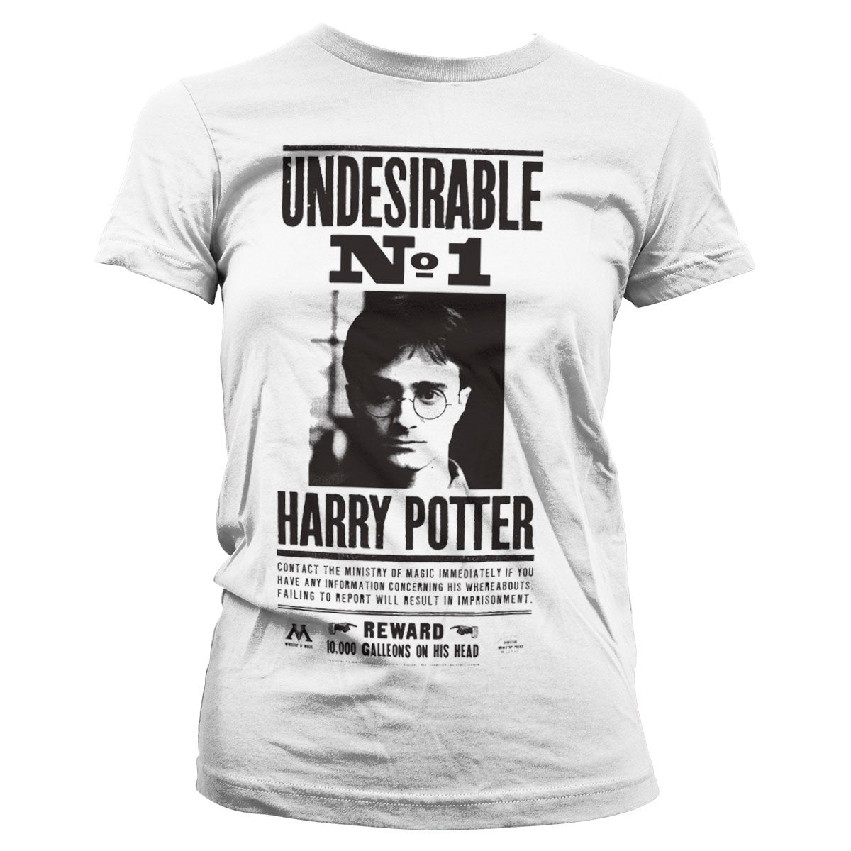 Harry Potter Wanted Poster Girly Tee