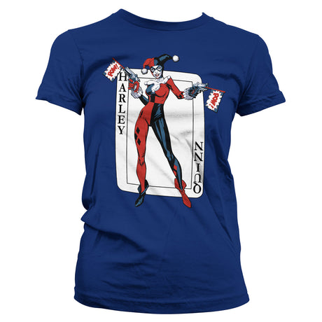 Harley Quinn Card Games Girly Tee