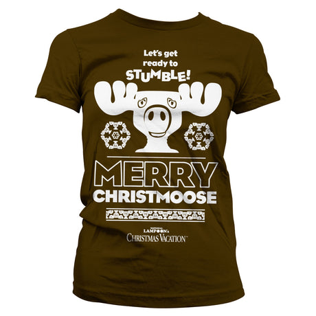 Merry Christmoose Girly Tee