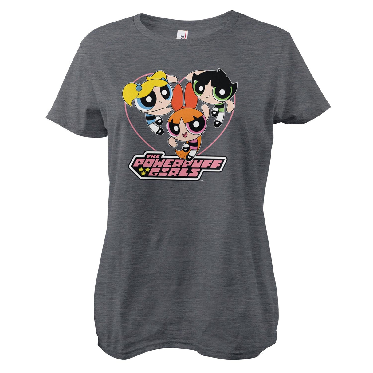 Powerpuff Girls Heart Girly Tee