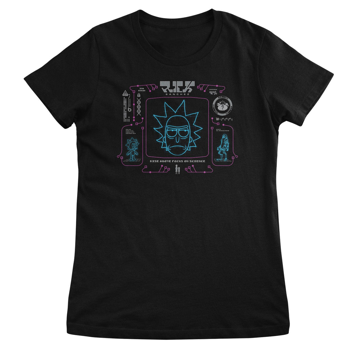 Rick Sanches - Rise Above Focus On Science Girly Tee