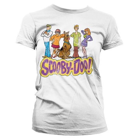 Team Scooby Doo Distressed Girly Tee