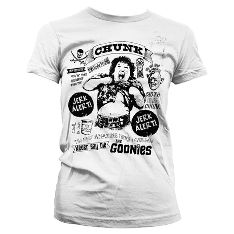 Goonies - Chunk Jerk Alert Girly Tee