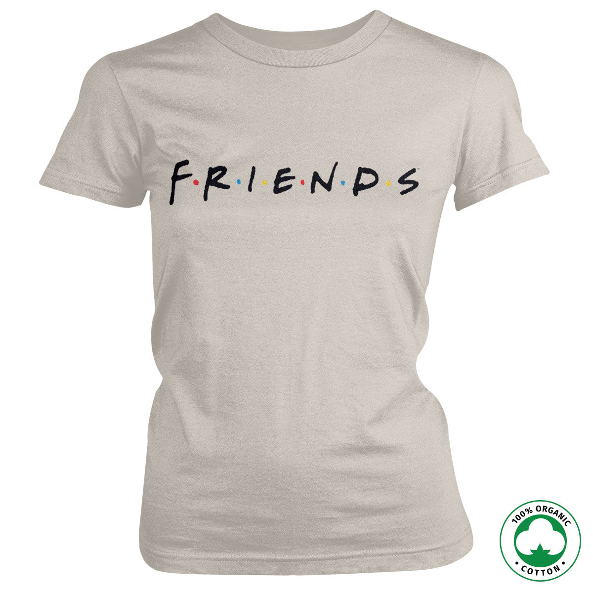 Friends Logo Organic Girly Tee