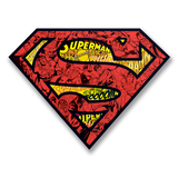 Superman Mash-Up Shield Sticker