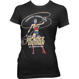 Wonder Woman - Strongest Woman Alive Girly Tee