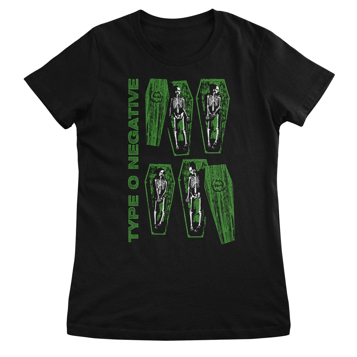 Type O Negative Coffins Girly Tee