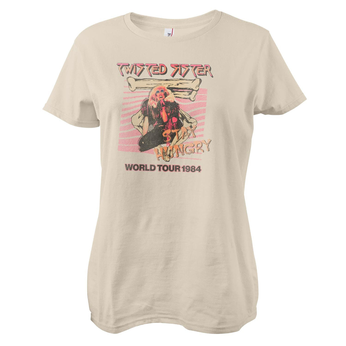 Twisted Sister World Tour 1984 Girly Tee
