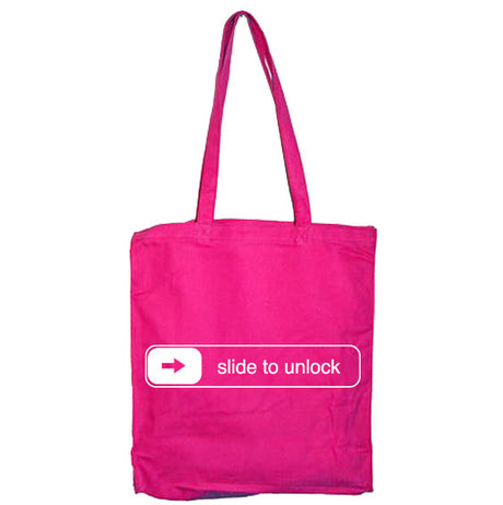 Slide To Unlock Tote Bag