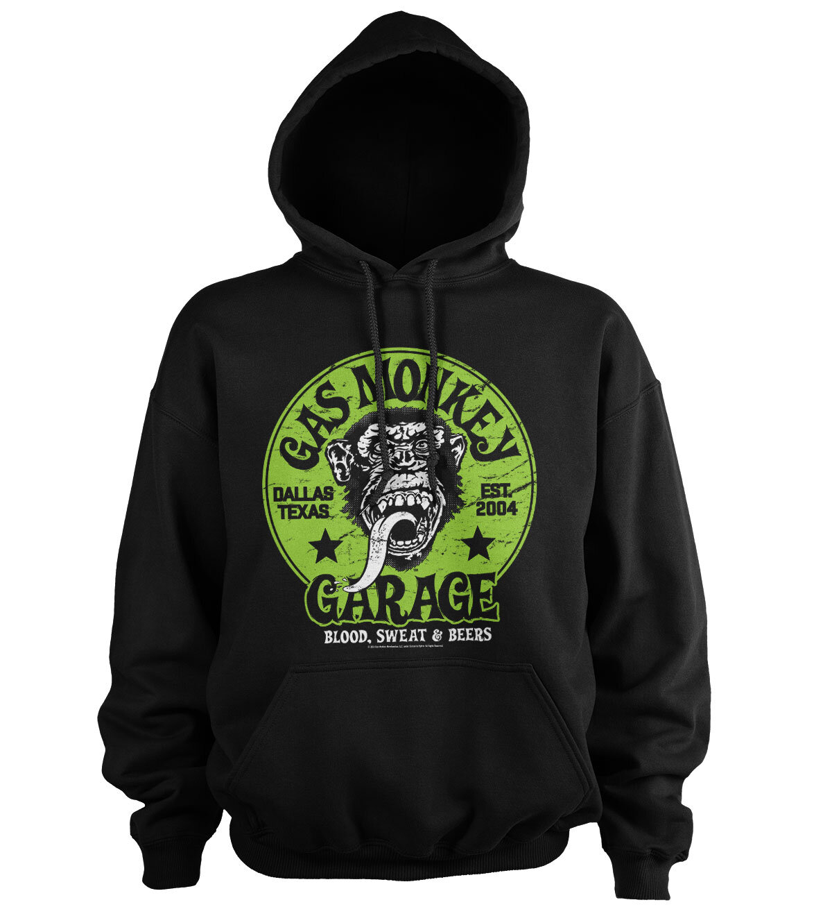 Gas Monkey Garage - Green Logo Hoodie